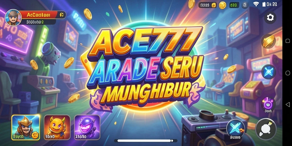 Tampilan gameplay ACE777 yang menarik dan penuh warna.