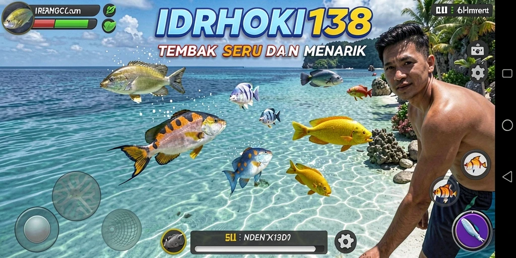 Gameplay seru menembak ikan di IDRHOKI138 dengan grafis yang menawan.