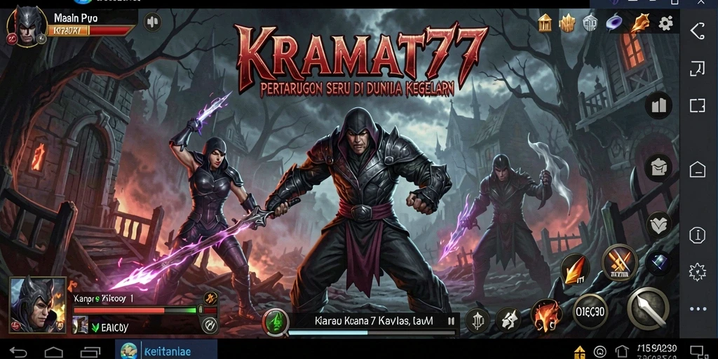 Tampilan gameplay KRAMAT77 yang memukau dan dinamis.