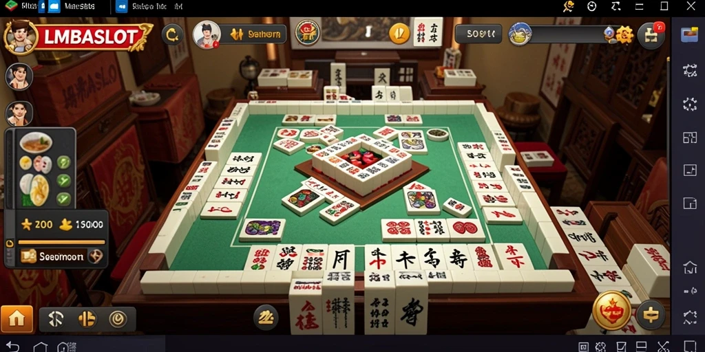 Tampilan gameplay LMBASLOT yang seru dan mendebarkan.