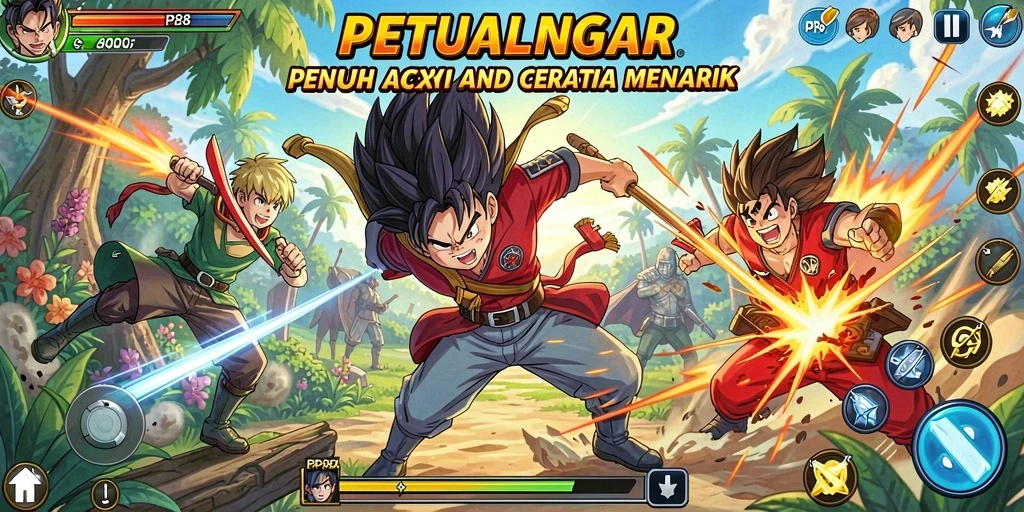 Tampilan gameplay PP88 dengan karakter Anime yang menawan.