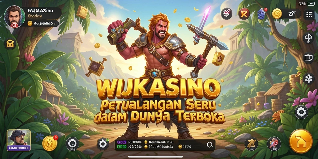 Tampilan gameplay WJKASINO menunjukkan dunia luas yang bisa dijelajahi.